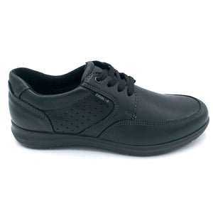 Enval 3704100 nero scarpe uomo in pelle linea comoda con soletta estraibile in memory foam