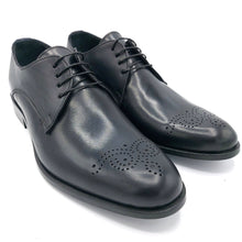 Carica l&#39;immagine nel visualizzatore di Gallery, Herry sax D117 nero monogramma scarpa uomo elegante con monogramma
