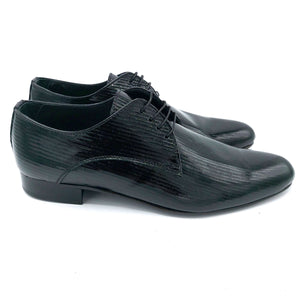 Herry sax D117 nero vernice scarpe eleganti in vernice con suola in cuoio