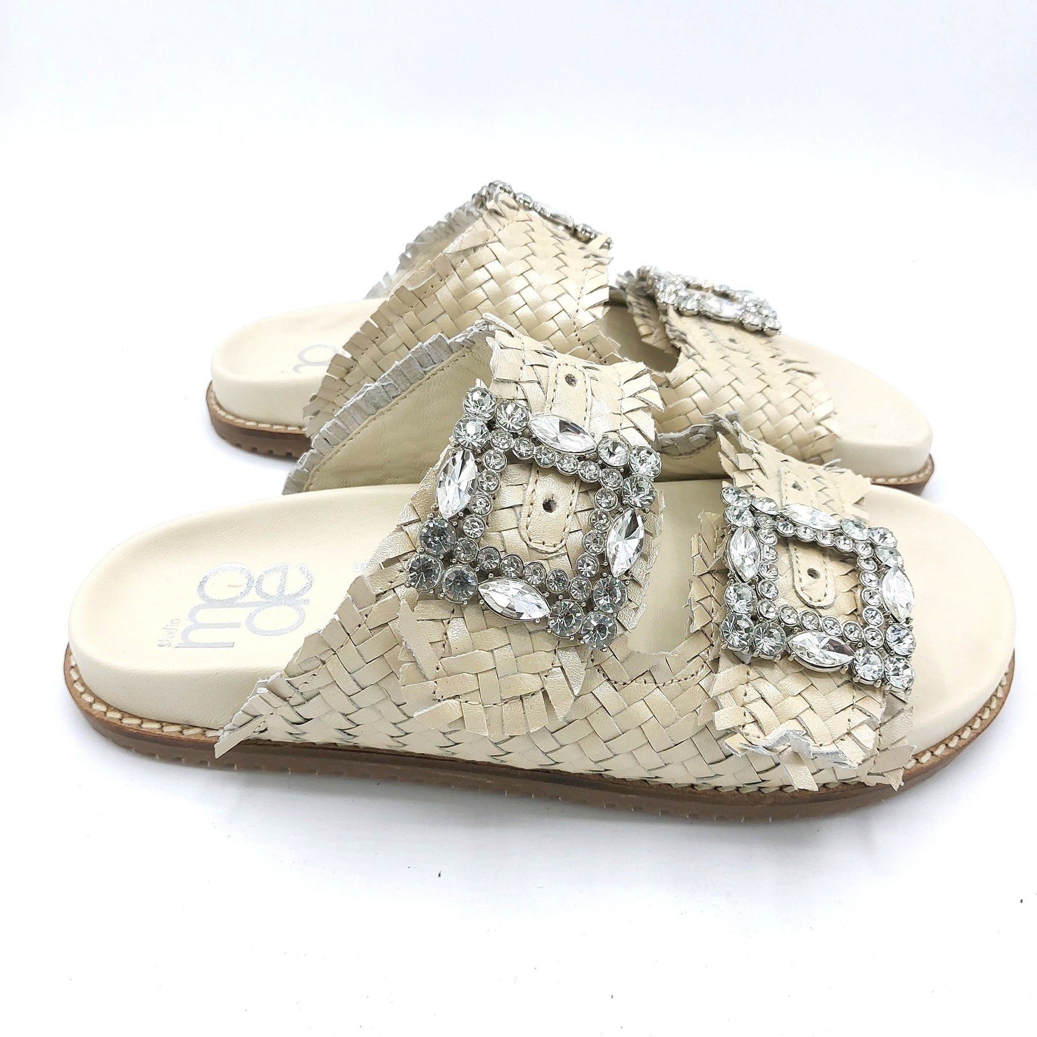 Ciabatte a righe da donna, Inverno 2025/2026 Ciabatte a righe da donna, Inverno 2025/2026