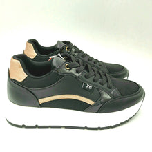 Carica l&#39;immagine nel visualizzatore di Gallery, xti 43127 nero sneakers donna con lacci scarpa vegana
